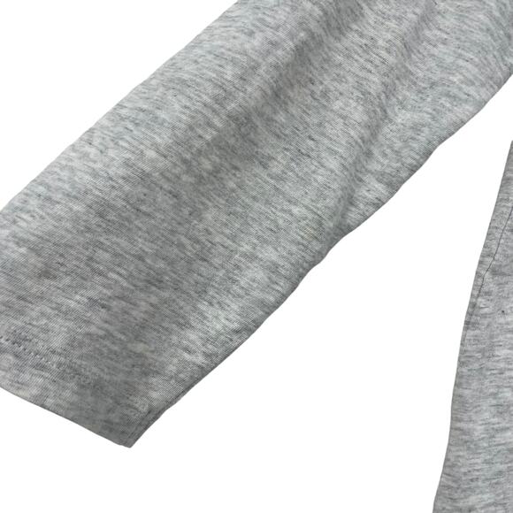 Lilly Pulitzer Long Sleeve Ruffle Gray Silver Flamingo Graphic Tee Girls Large - Picture 7 of 7